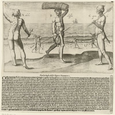 Slave, Farmer, and Fisherman by Johann Theodor de Bry